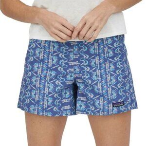 Patagonia Women's 5" Baggies Shorts Size XS Sunshine Dye Current Blue Pockets